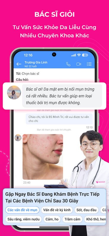 Tư vấn sức khỏe với bác sĩ chuyên khoa