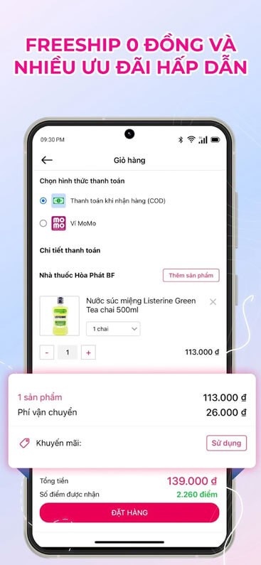 Miễn phí ship thuốc