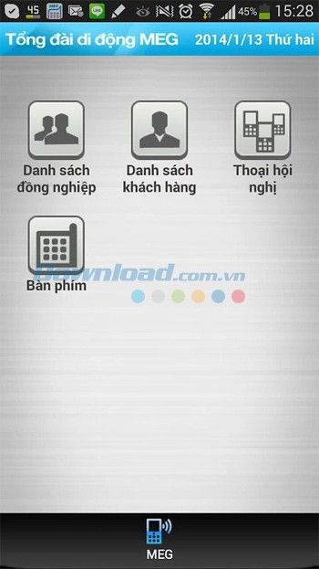 Các chức năng chính của dịch vụ tổng đài di động MEG