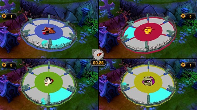 Chọn 1 trong 3 chế độ chơi từ game Mega Monster Party