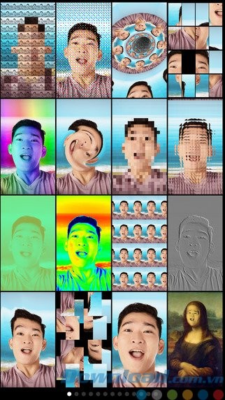 Hiệu ứng méo mặt