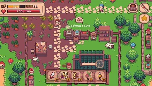 Trải nghiệm đồ họa pixel retro với phong cách chơi cổ điển và hoài cổ