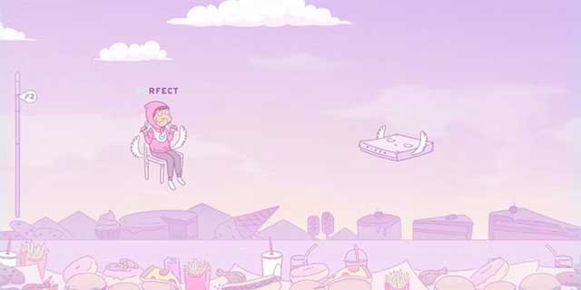 Nhấn nút trước khi thức ăn chạm vào môi bạn