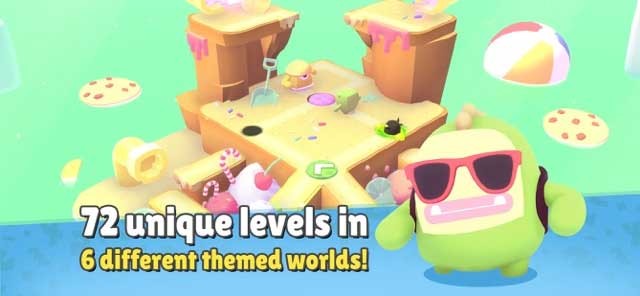 Vượt qua 72 màn chơi độc đáo với rất nhiều cạm bẫy thú vị của Melbits World