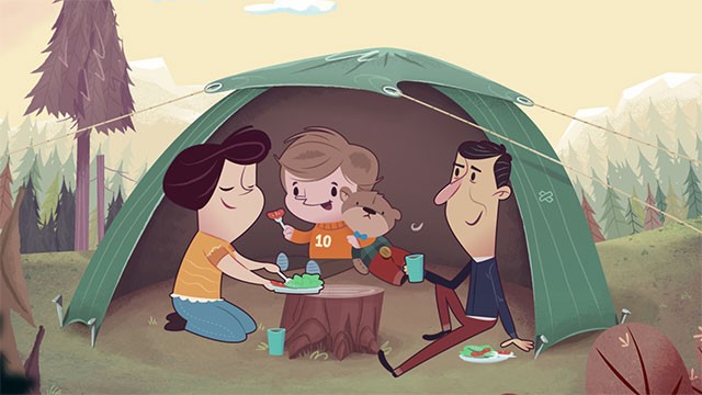 Gấu bông Melvin bị lạc trong 1 chuyến cắm trại trong rừng và bây giờ nó phải tìm đường trở về nhà