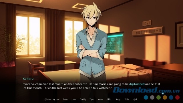 Ký ức của nhân vật sau khi chết được lưu giữ một thời gian trong game tiểu thuyết điện tử Memory's Dogma CODE:01