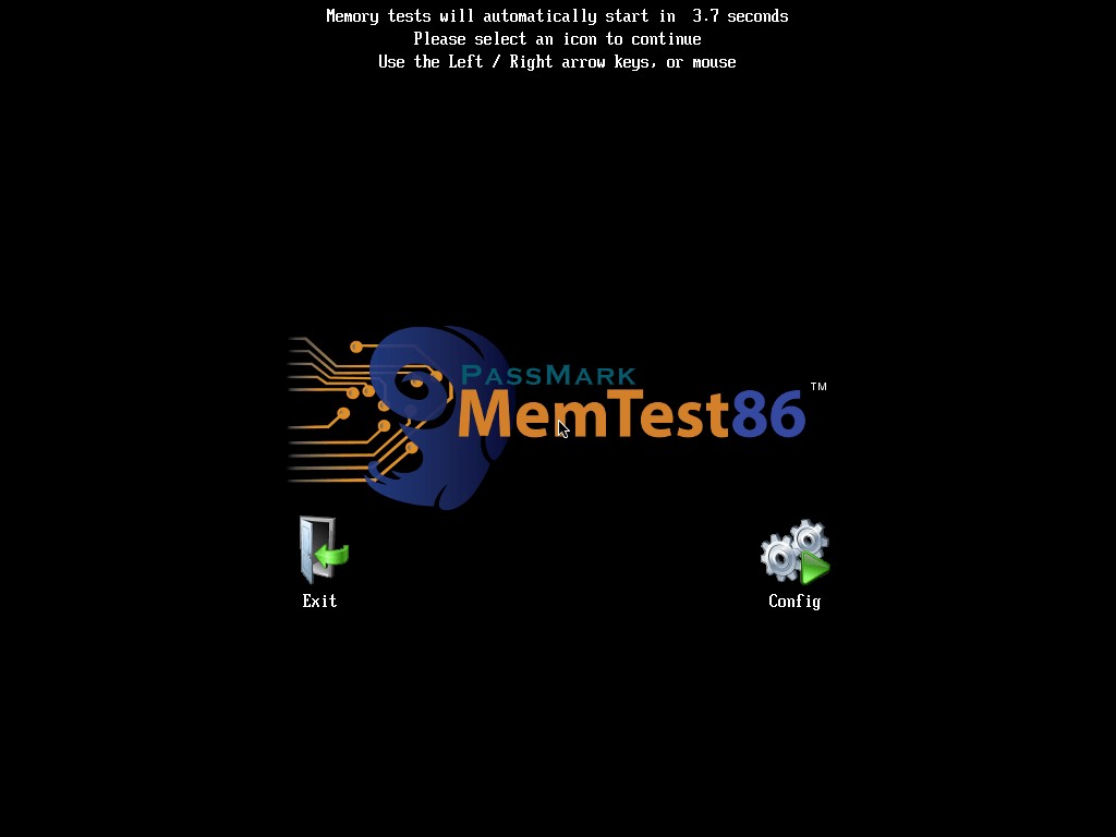 Giao diện MemTest86