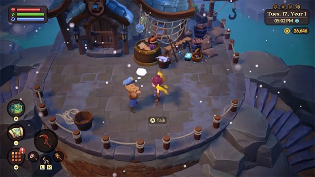 Ghé thăm Cinder, Mel hoặc Eddy để đổi lấy công cụ, nâng cấp cần thiết trong Fae Farm