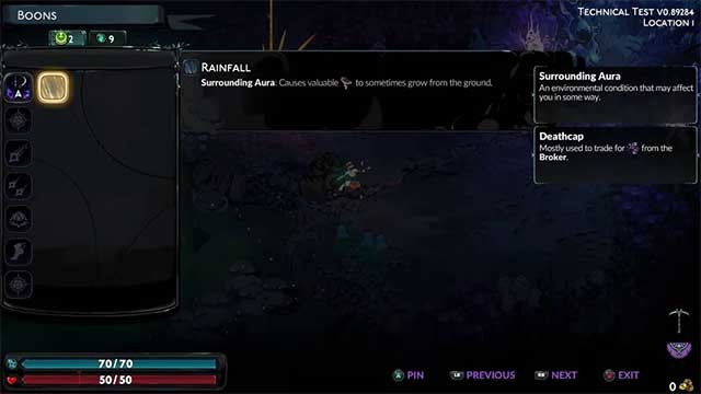 Surrounding Aura có thể ảnh hưởng đến tài nguyên thu thập được