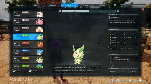 Lựa chọn đúng Palworld với nhiệm vụ tương ứng tại căn cứ