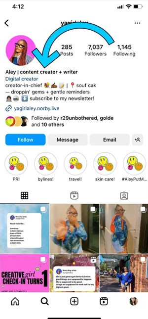 Mẹo để có một tiểu sử Instagram cực ấn tượng