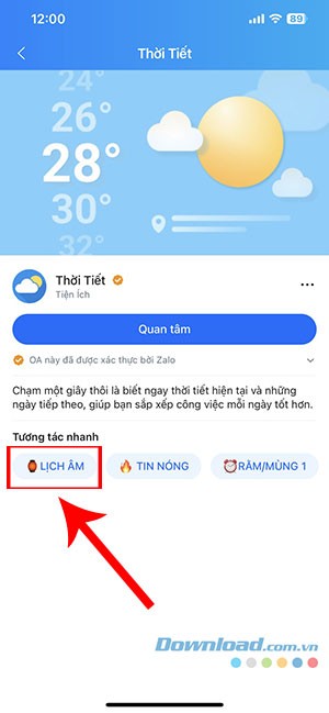 xem lich am Zalo 2*409127