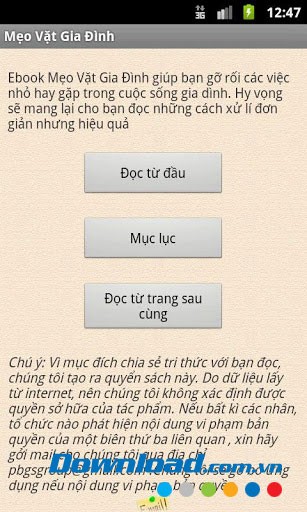 Mẹo vặt gia đình for Android
