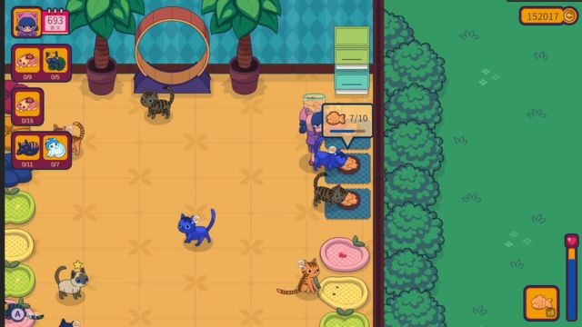Mở khóa nhiều món đồ trang trí và mở rộng trang trại mèo Meow Garden