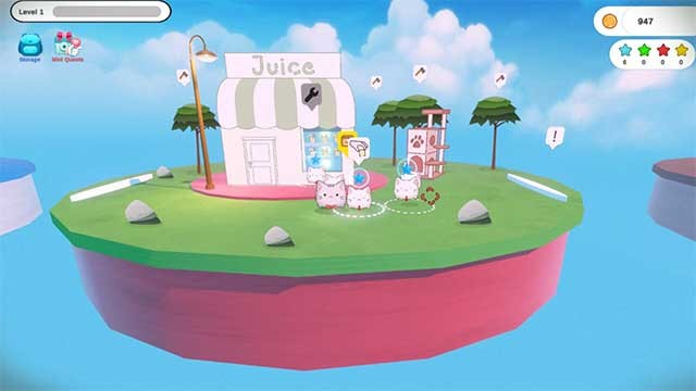 Mở rộng chuỗi đảo, mua thêm nhiều loại phụ kiện và khiến mèo hài lòng