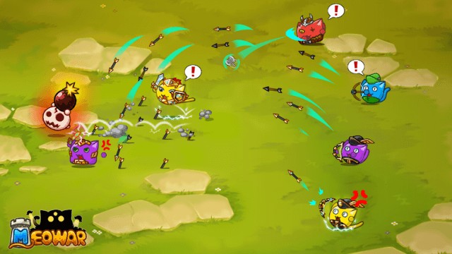 Triển khai các chiến binh mèo để tấn công kẻ thù