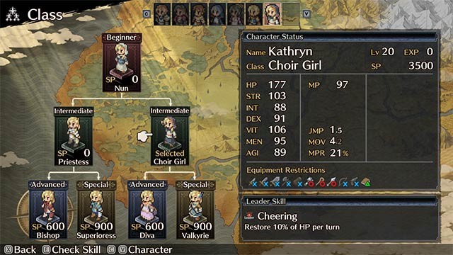 Liên tục nâng cấp nhân vật để phát huy sức mạnh tối đa trong chiến đấu