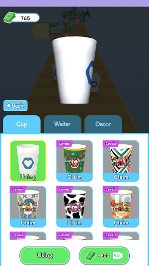 Mở khóa các item mới phục vụ việc kinh doanh cà phê