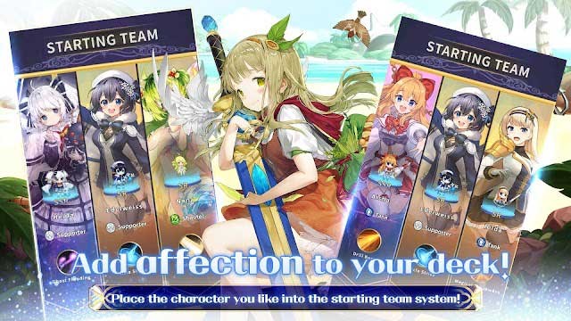 Thành lập đội hình các nữ chiến binh anime xinh đẹp, mạnh mẽ của bạn trong game Merge Girls : Idle RPG