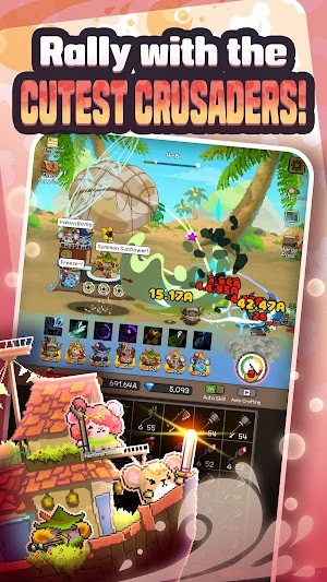 Merge Hamster cho bạn chiến đấu cùng các anh hùng chuột bảo vệ quê hương