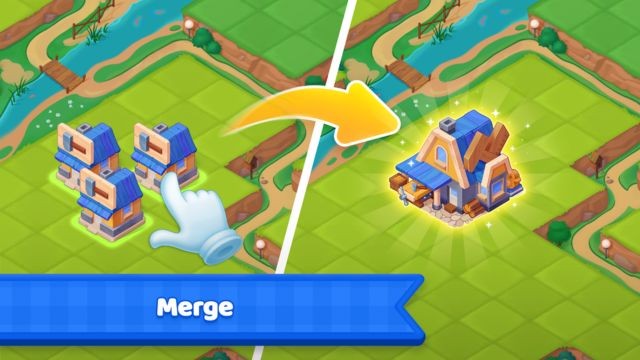 Kéo và ghép các vật phẩm giống nhau lại với nhau để tạo ra những vật phẩm mới