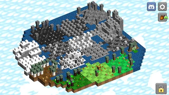 Hợp nhất hầu hết mọi thứ - rìu, hình khối, lò nung, cây sồi, gỗ bạch dương,...