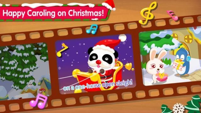 Hát bài hát Giáng Sinh và tận hưởng không khí tươi vui, ấm áp