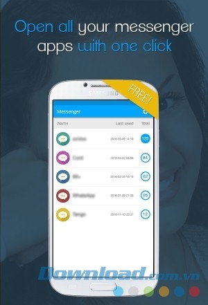 Messenger cho Android rất dễ sử dụng