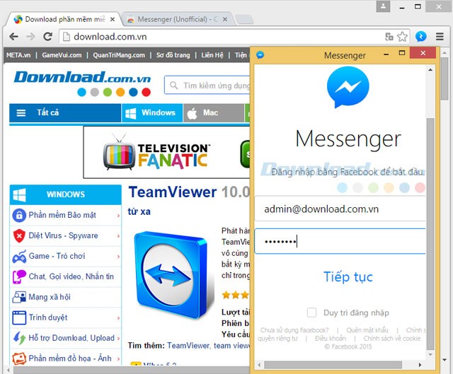 Messenger cho Chrome