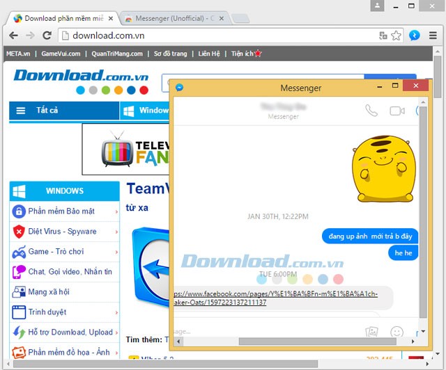 Messenger cho Chrome