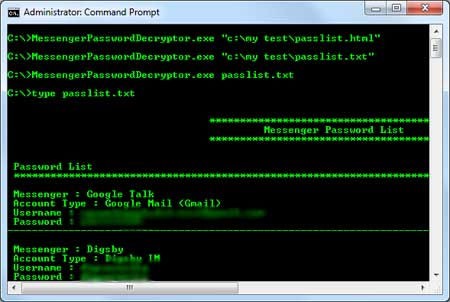 MessengerPasswordDecryptor