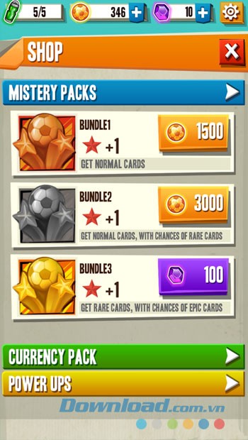 Thu thập tiền xu để mua các vật phẩm cần thiết