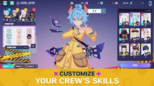 Tùy chỉnh kỹ năng cho đội của bạn