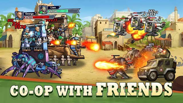 Hợp tác với bạn bè, cùng nhau đánh bại kẻ thù mạnh