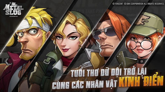 Metal Slug: Awakening sẽ tái hiện hoàn hảo tất cả các yếu tố kinh điển của series game nổi tiếng
