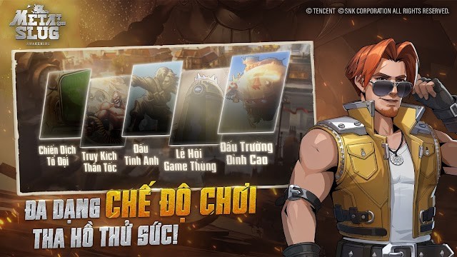 Metal Slug: Awakening có nhiều chế độ chơi để bạn thưởng thức