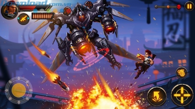 Game bắn súng máu lửa trên Android