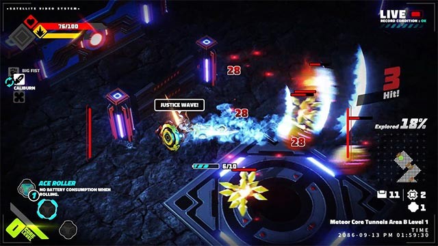 Lối chơi chặt chém nhanh tạo nên cuộc đại chiến robot sôi động, khốc liệt