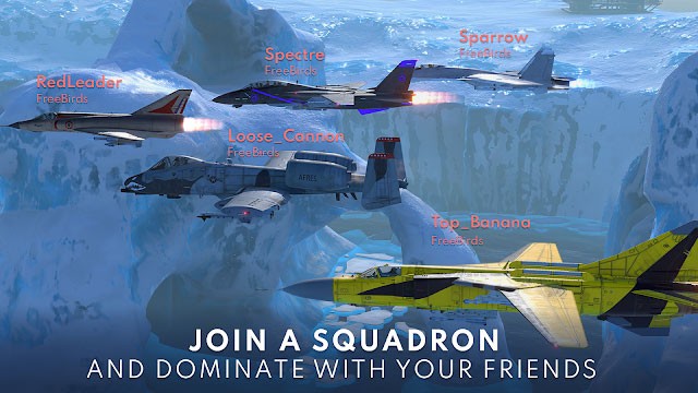 Tham gia tổ đội, thống trị bầu trời cùng bạn bè