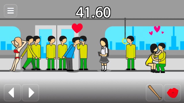 Hôn cậu bạn mình crush giữa đám đông