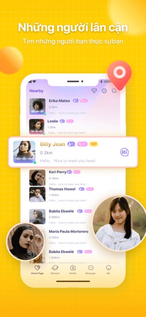 MeYo giúp bạn kết nối và trò chuyện với những người ở gần mình