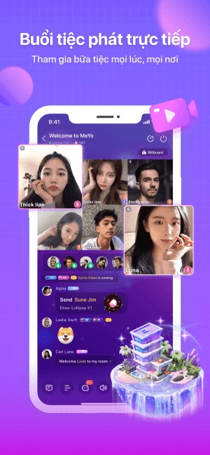 Phát trực tiếp những sự kiện của bạn