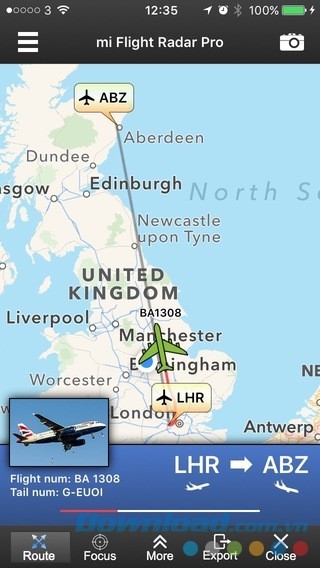 Tải mi Flight Radar Pro cho iOS