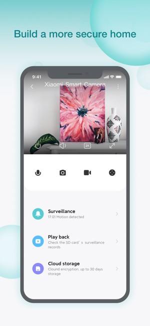 Mi Home app giúp tăng cường bảo mật, an ninh cho ngôi nhà