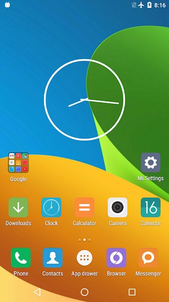 Giao diện phong cách MIUI với Mi Launcher