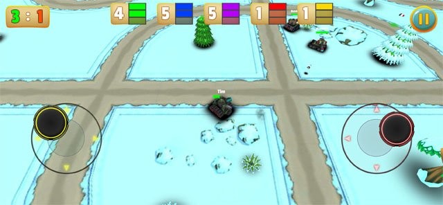 Chiến đấu trên 3 môi trường tuyệt đẹp trong Micro Tanks Online