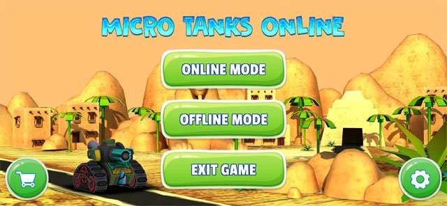 Micro Tanks Online cung cấp chế độ offline và PvP online