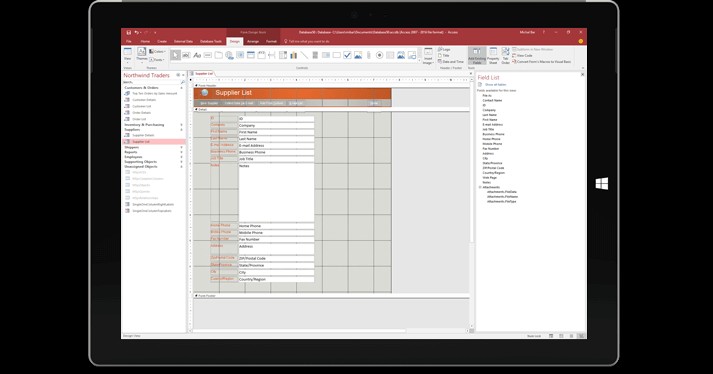Microsoft Access tùy biến ứng dụng phát triển doanh nghiệp