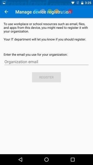 Đăng ký thiết bị quản lý