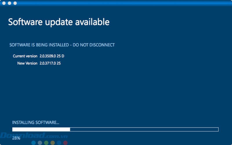 Cập nhật phần mềm trên Band